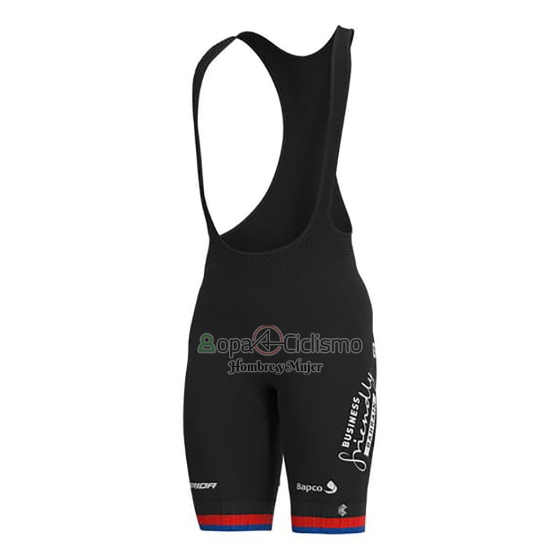 Bahrain Victorious Ropa Ciclismo Culotte Corto 2023 Hombre Mangas Cortas Blanco